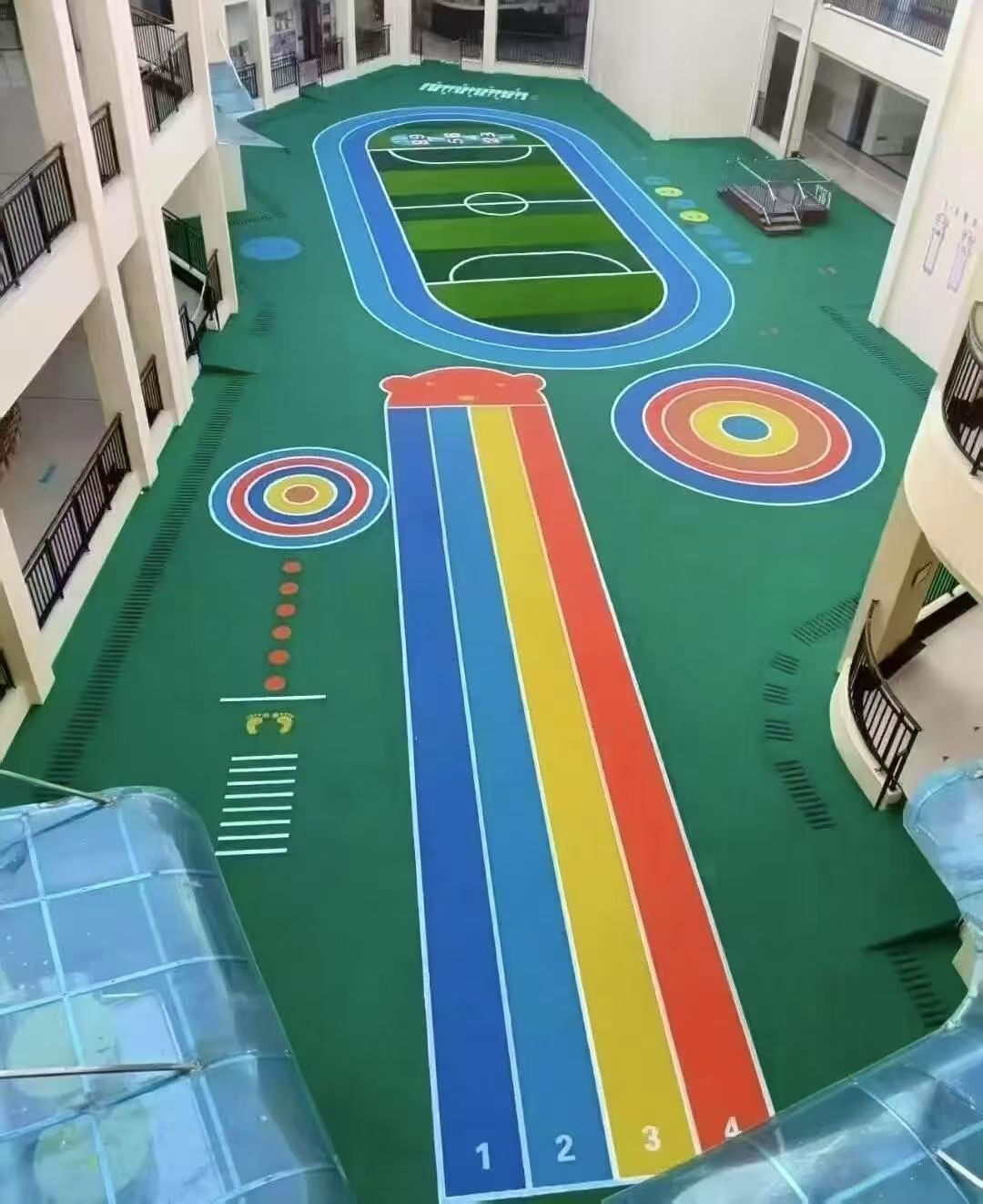 达州市幼儿园塑胶跑道塑胶跑道 - 一站式服务